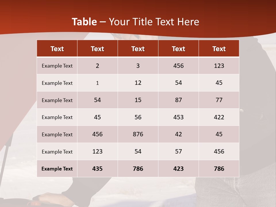 Unhappy Jeans Snow PowerPoint Template