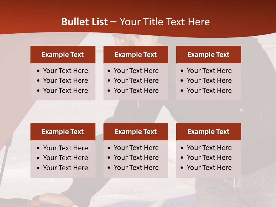 Unhappy Jeans Snow PowerPoint Template