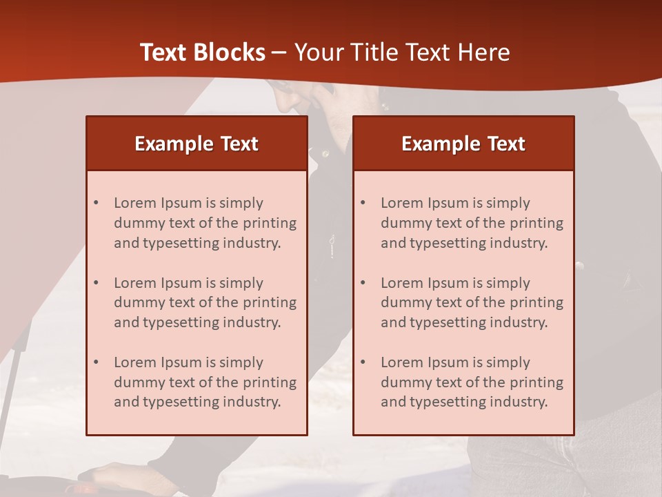 Unhappy Jeans Snow PowerPoint Template