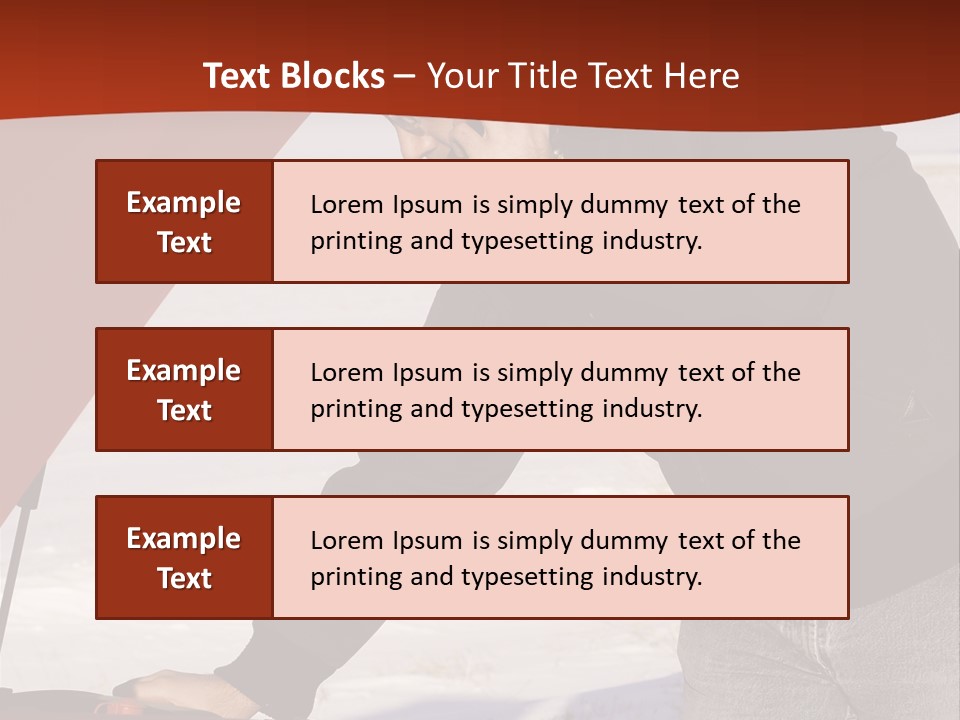 Unhappy Jeans Snow PowerPoint Template