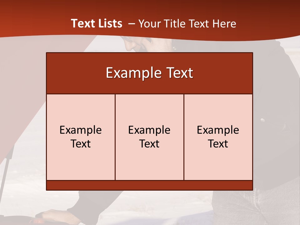 Unhappy Jeans Snow PowerPoint Template