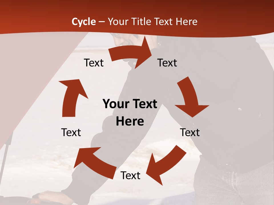 Unhappy Jeans Snow PowerPoint Template