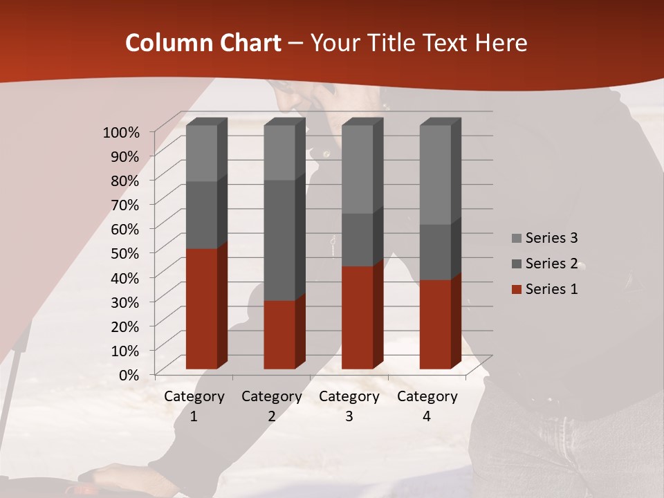 Unhappy Jeans Snow PowerPoint Template