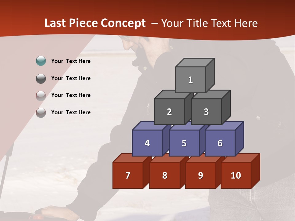 Unhappy Jeans Snow PowerPoint Template