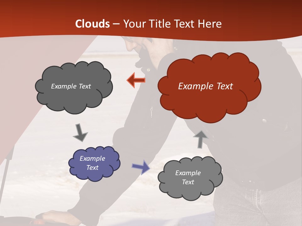 Unhappy Jeans Snow PowerPoint Template