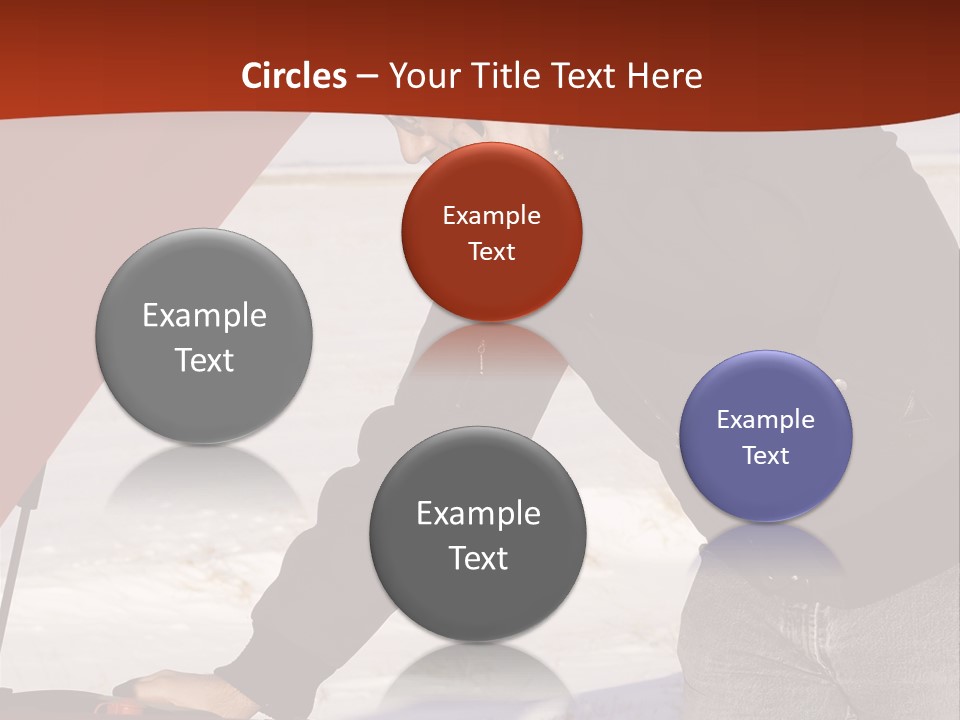 Unhappy Jeans Snow PowerPoint Template