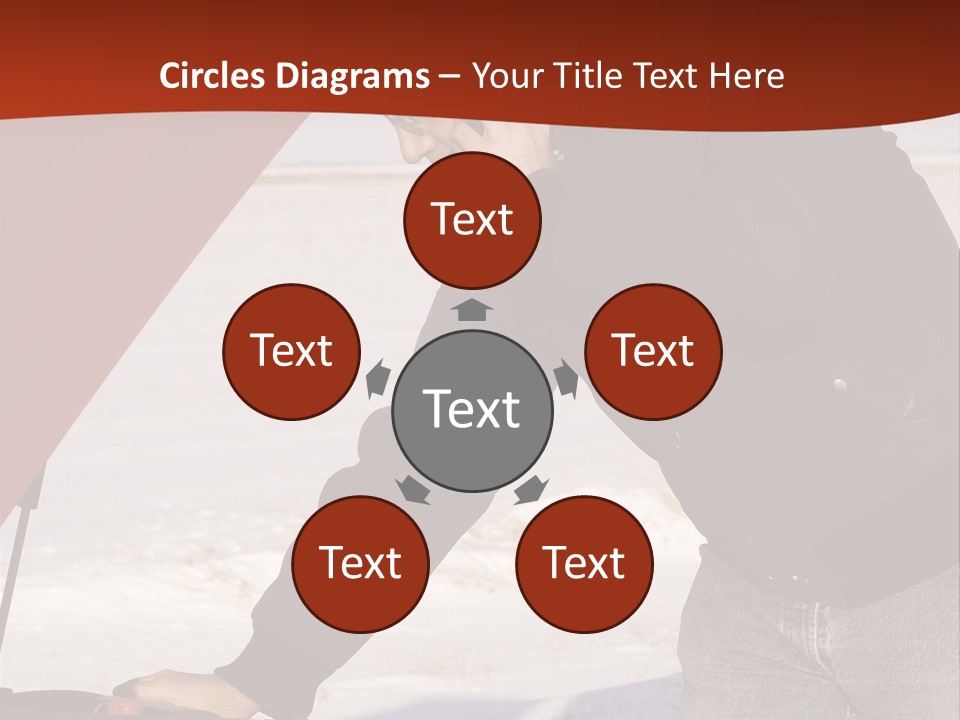 Unhappy Jeans Snow PowerPoint Template