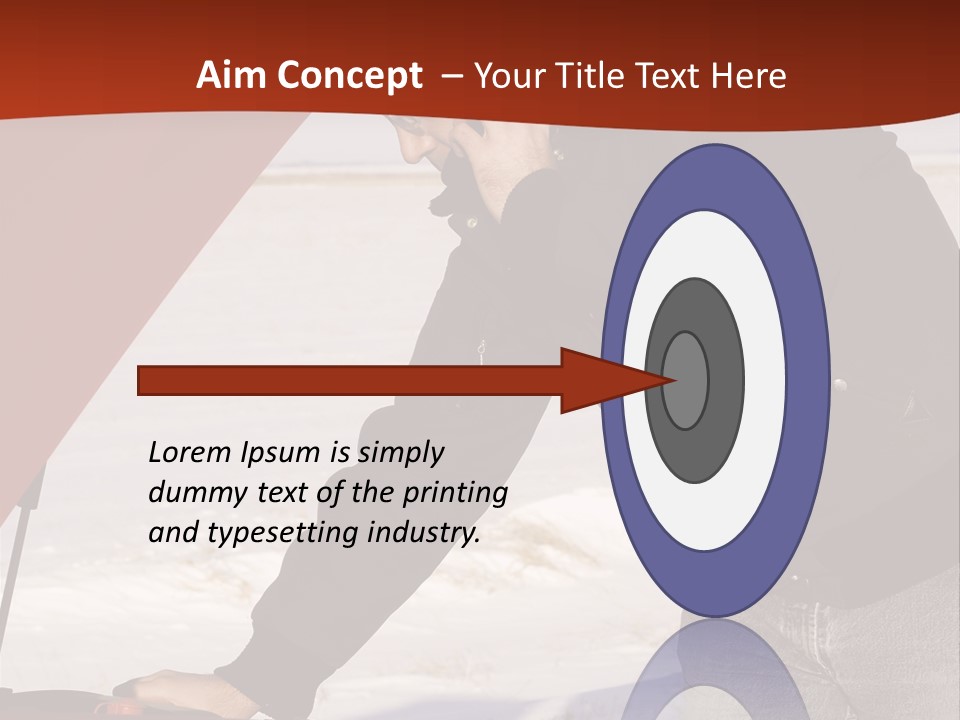 Unhappy Jeans Snow PowerPoint Template