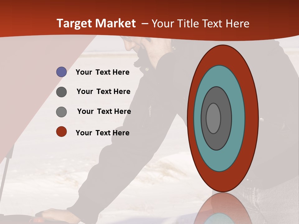 Unhappy Jeans Snow PowerPoint Template