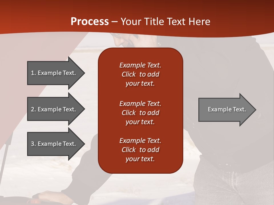 Unhappy Jeans Snow PowerPoint Template