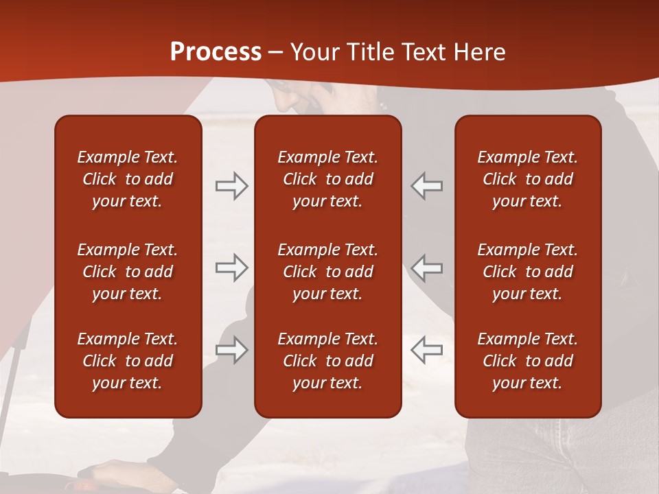 Unhappy Jeans Snow PowerPoint Template