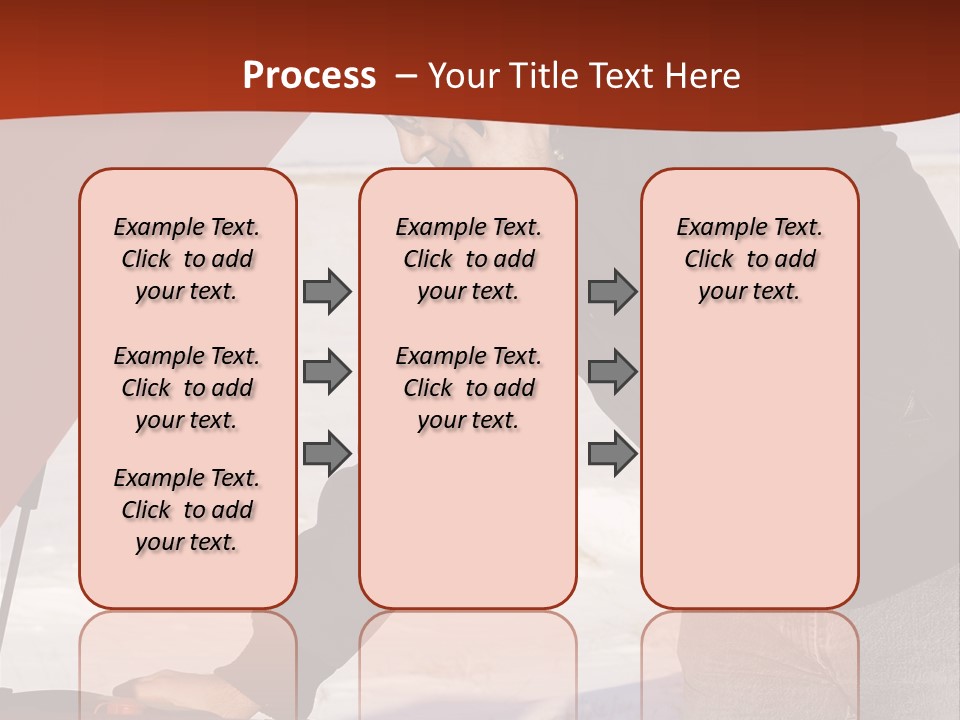 Unhappy Jeans Snow PowerPoint Template