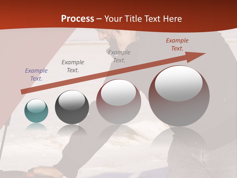 Unhappy Jeans Snow PowerPoint Template