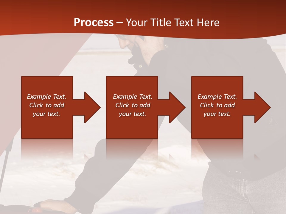 Unhappy Jeans Snow PowerPoint Template