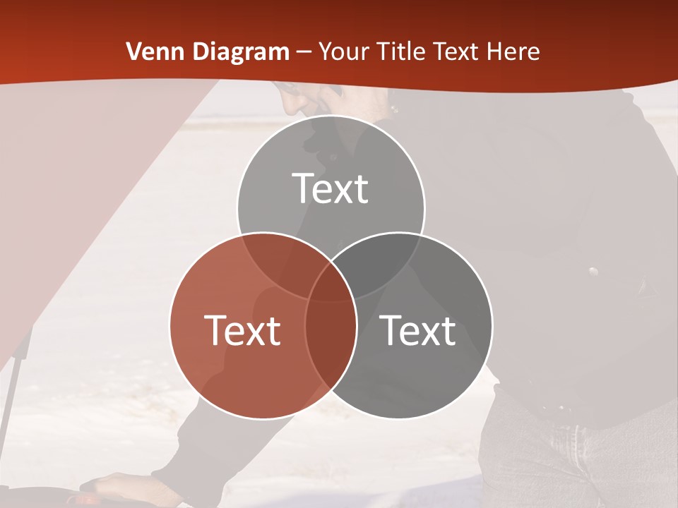 Unhappy Jeans Snow PowerPoint Template