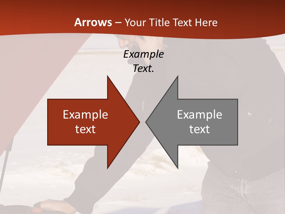 Unhappy Jeans Snow PowerPoint Template