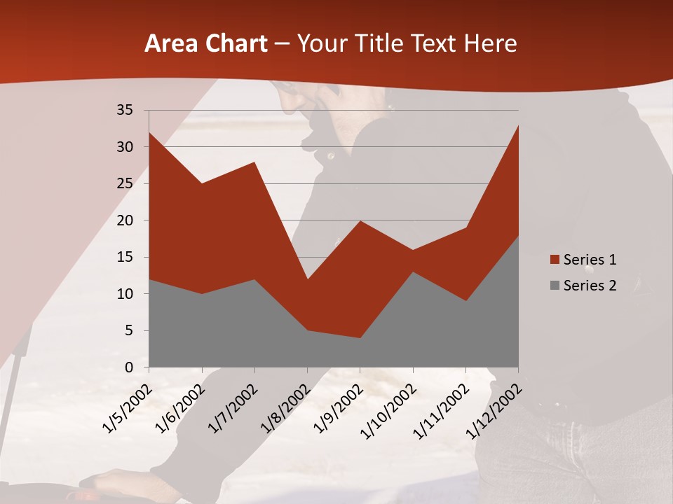 Unhappy Jeans Snow PowerPoint Template