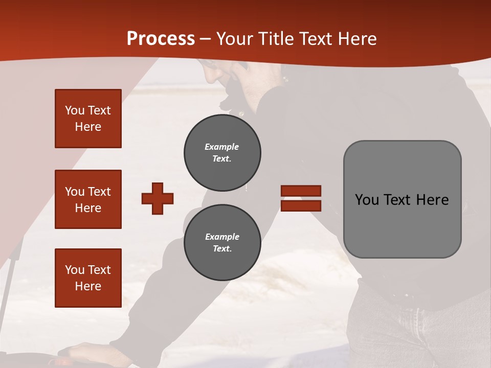 Unhappy Jeans Snow PowerPoint Template