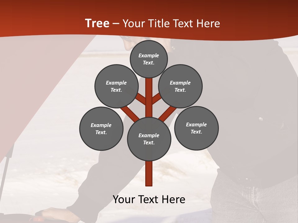 Unhappy Jeans Snow PowerPoint Template