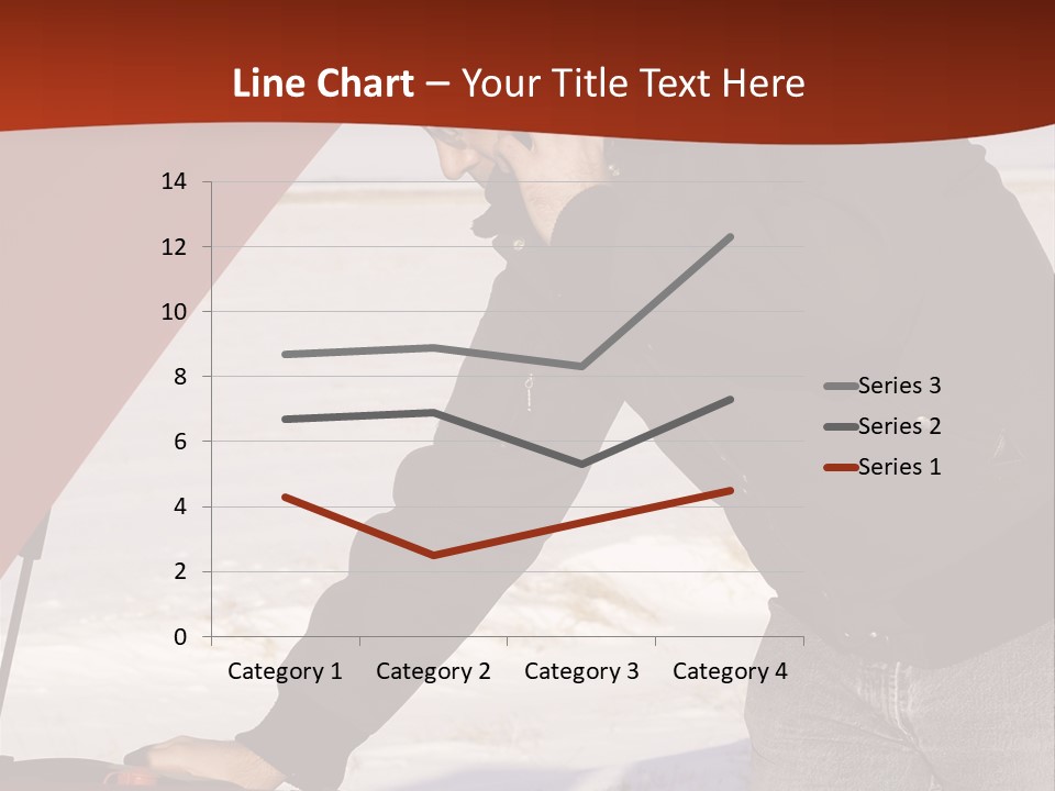 Unhappy Jeans Snow PowerPoint Template