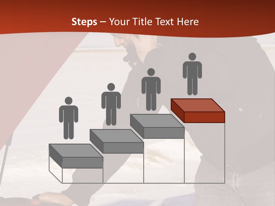 Unhappy Jeans Snow PowerPoint Template