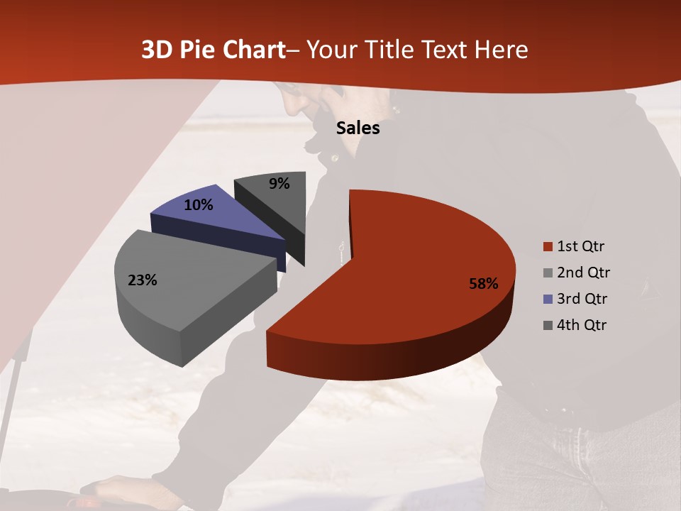 Unhappy Jeans Snow PowerPoint Template