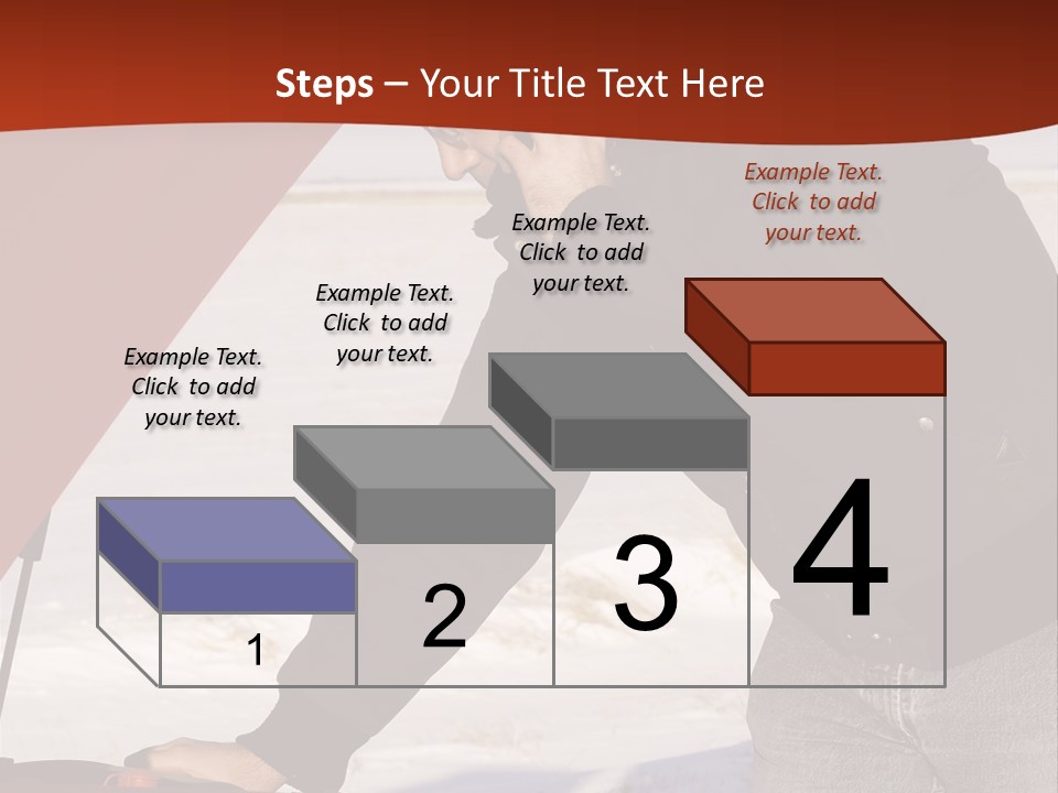 Unhappy Jeans Snow PowerPoint Template