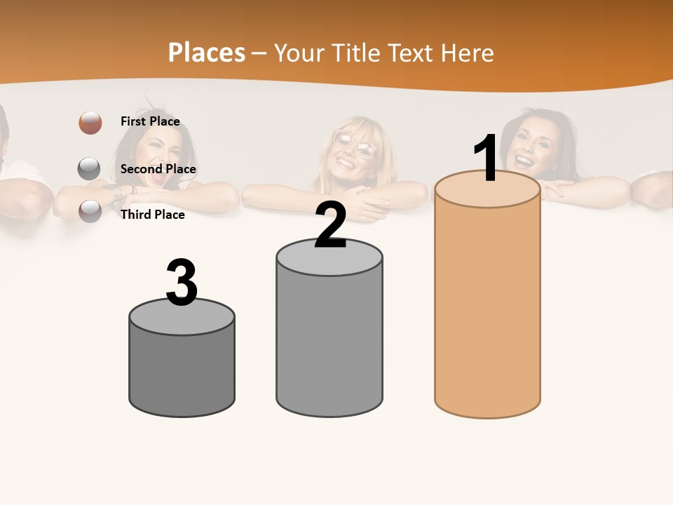 Arrow Smile Female PowerPoint Template