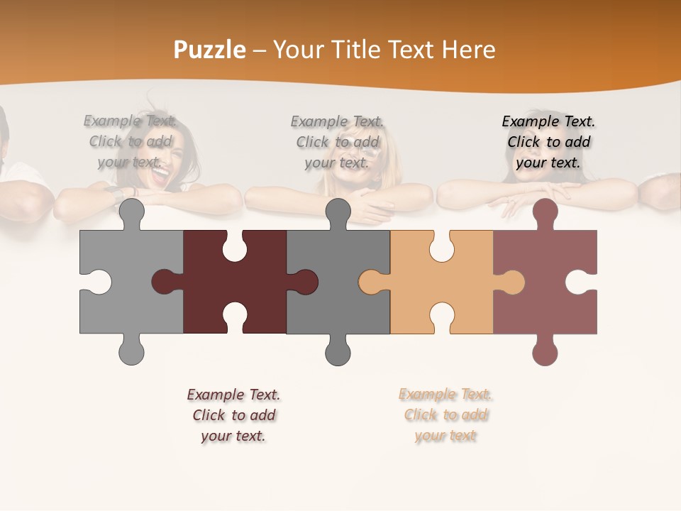 Arrow Smile Female PowerPoint Template