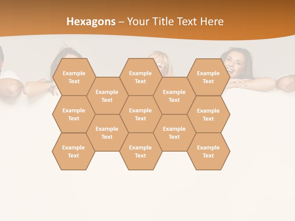 Arrow Smile Female PowerPoint Template