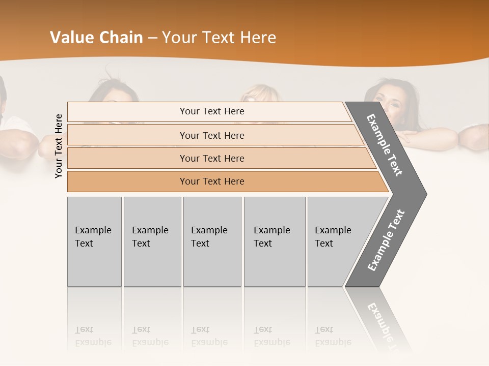 Arrow Smile Female PowerPoint Template