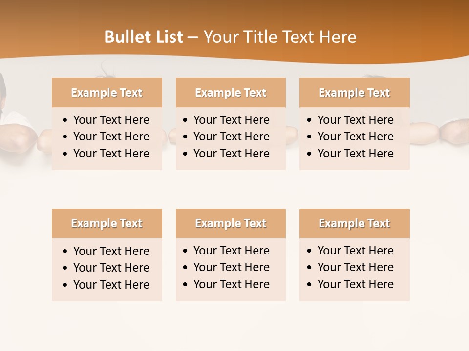 Arrow Smile Female PowerPoint Template