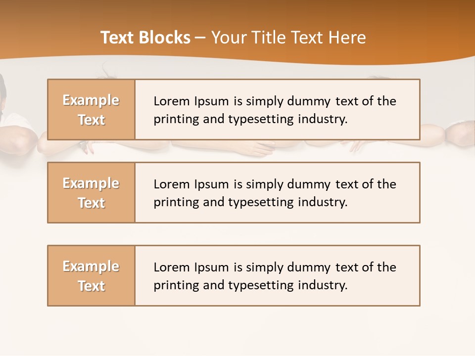 Arrow Smile Female PowerPoint Template