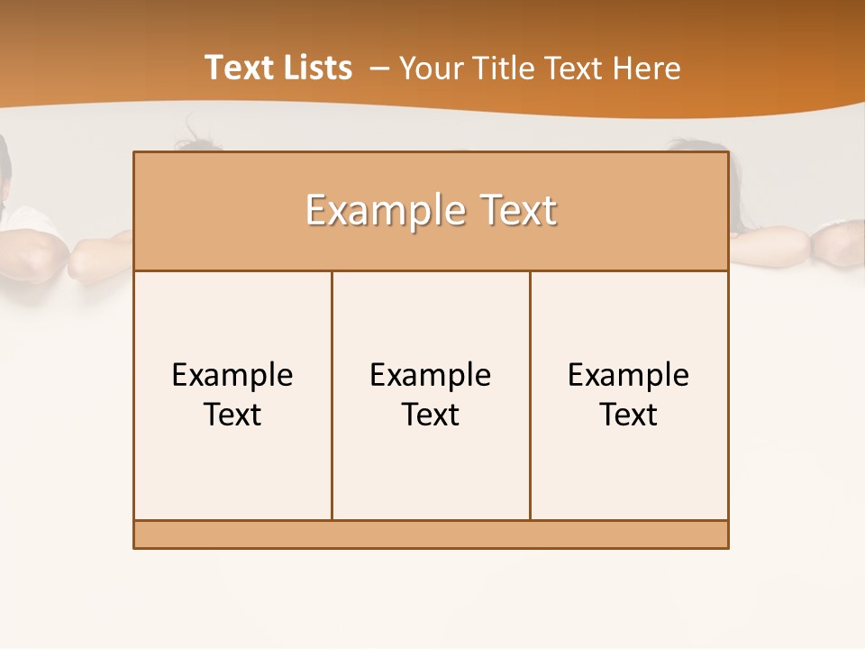 Arrow Smile Female PowerPoint Template