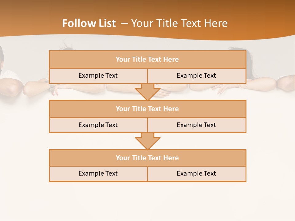 Arrow Smile Female PowerPoint Template