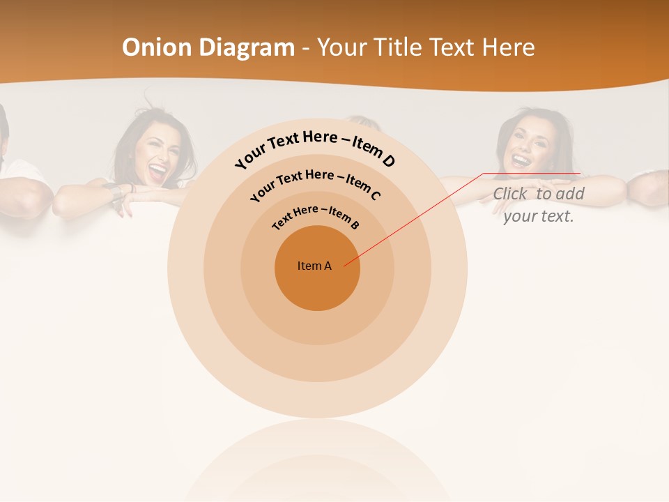 Arrow Smile Female PowerPoint Template