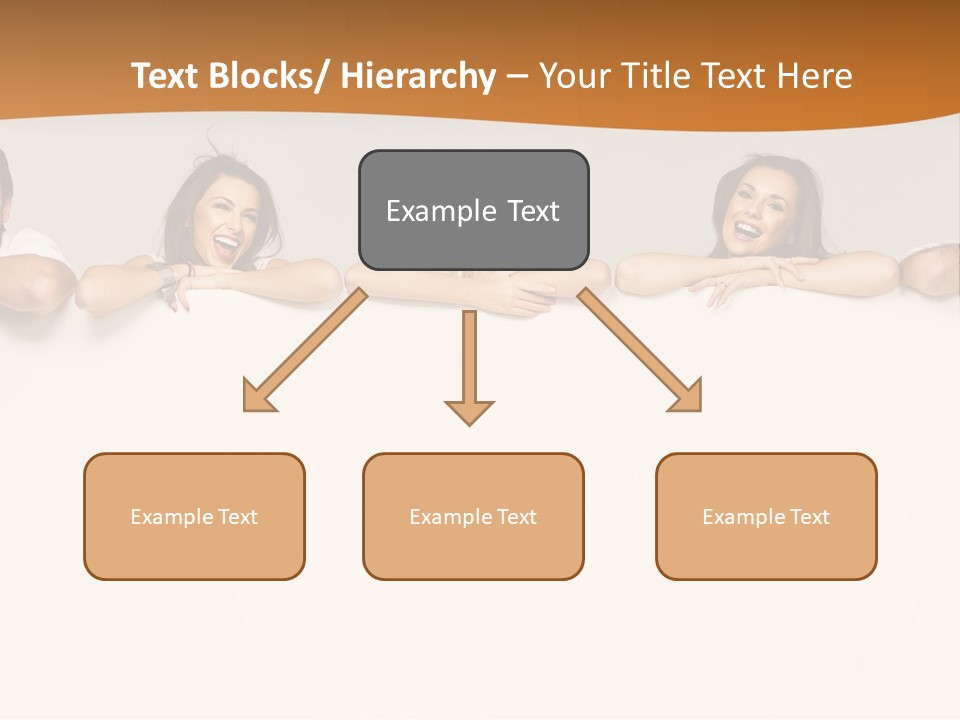 Arrow Smile Female PowerPoint Template