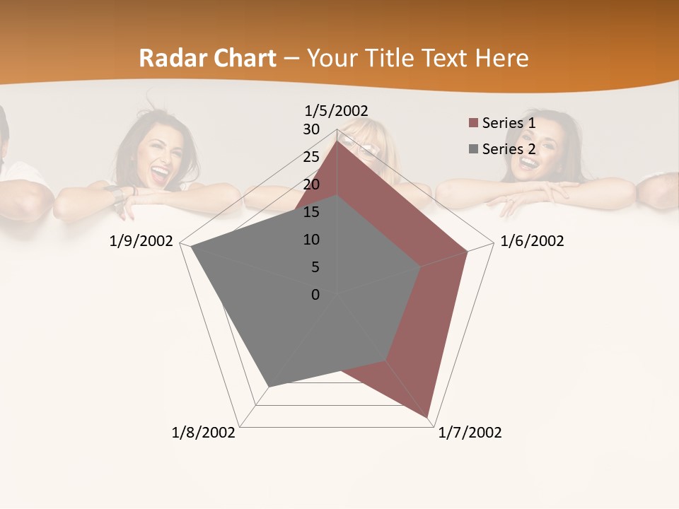 Arrow Smile Female PowerPoint Template