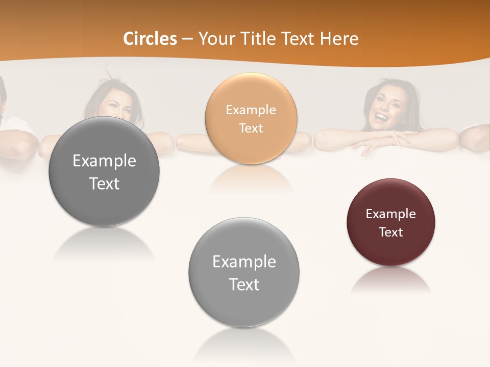 Arrow Smile Female PowerPoint Template