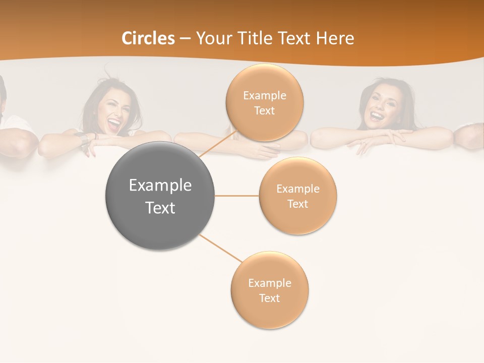 Arrow Smile Female PowerPoint Template