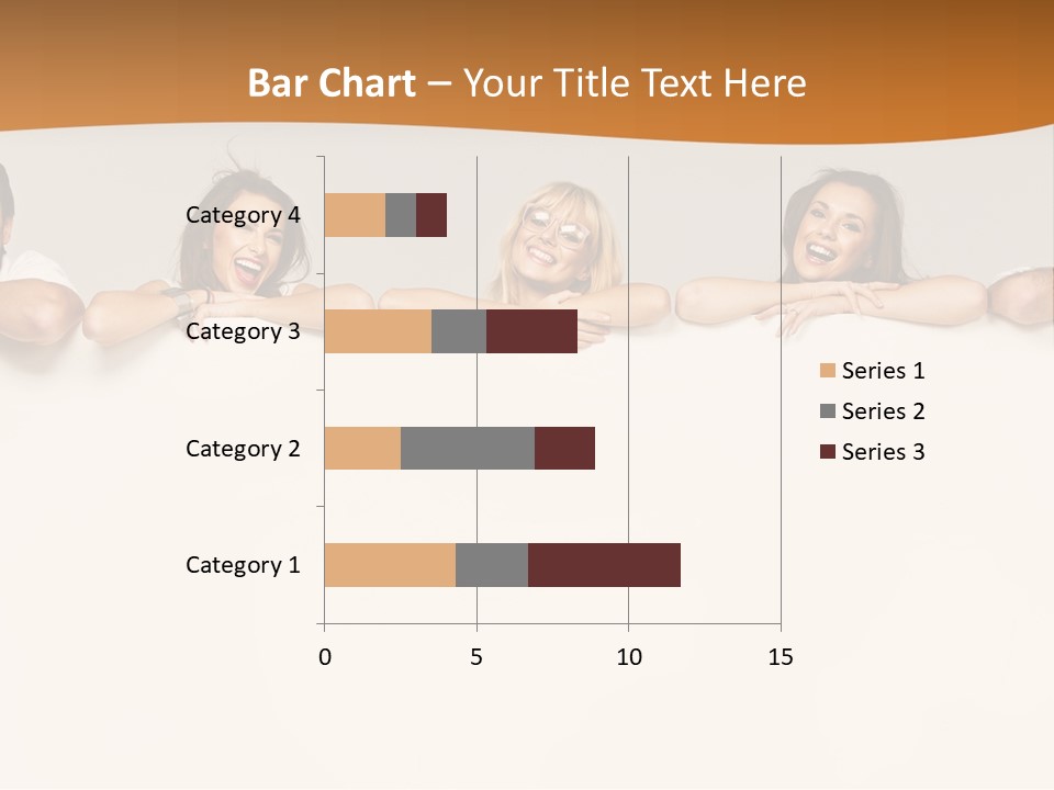 Arrow Smile Female PowerPoint Template