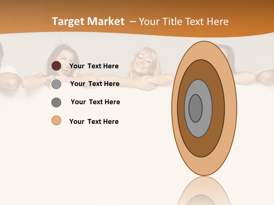 Arrow Smile Female PowerPoint Template