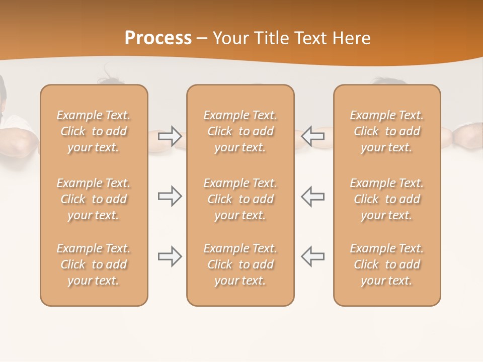 Arrow Smile Female PowerPoint Template