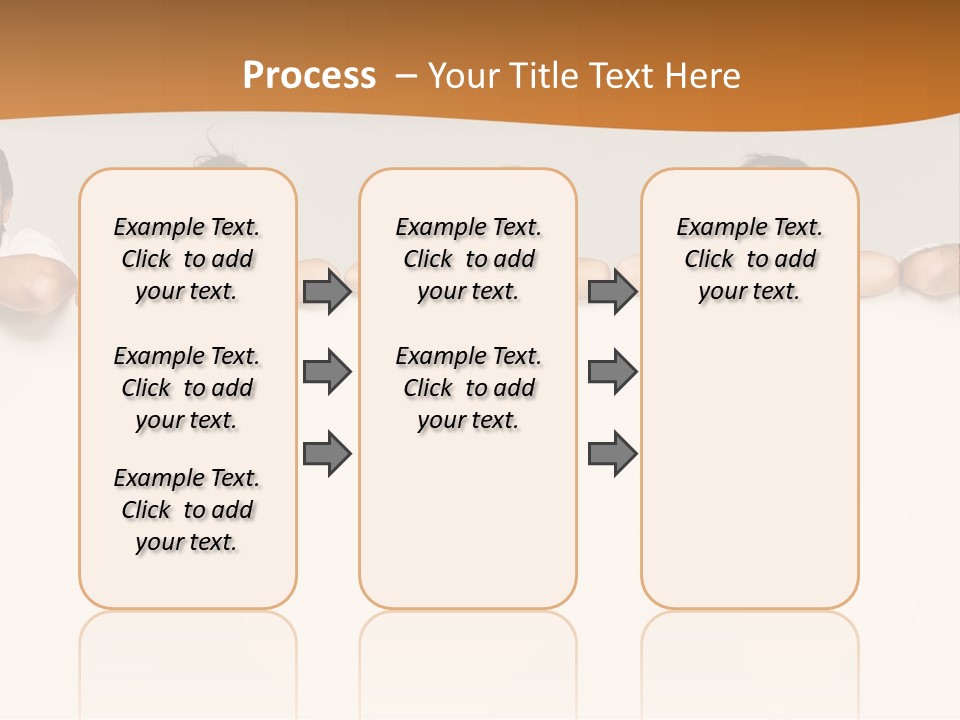 Arrow Smile Female PowerPoint Template