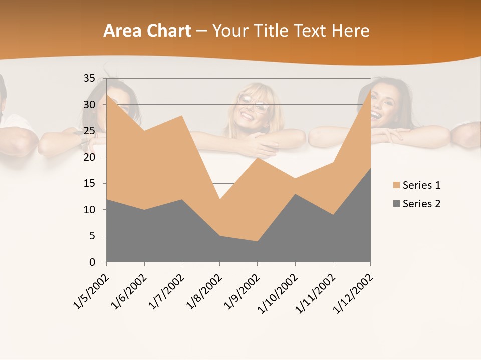 Arrow Smile Female PowerPoint Template