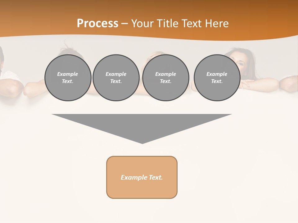 Arrow Smile Female PowerPoint Template