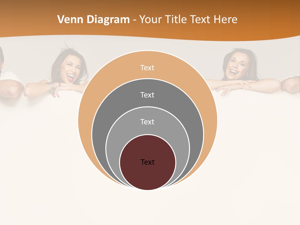 Arrow Smile Female PowerPoint Template