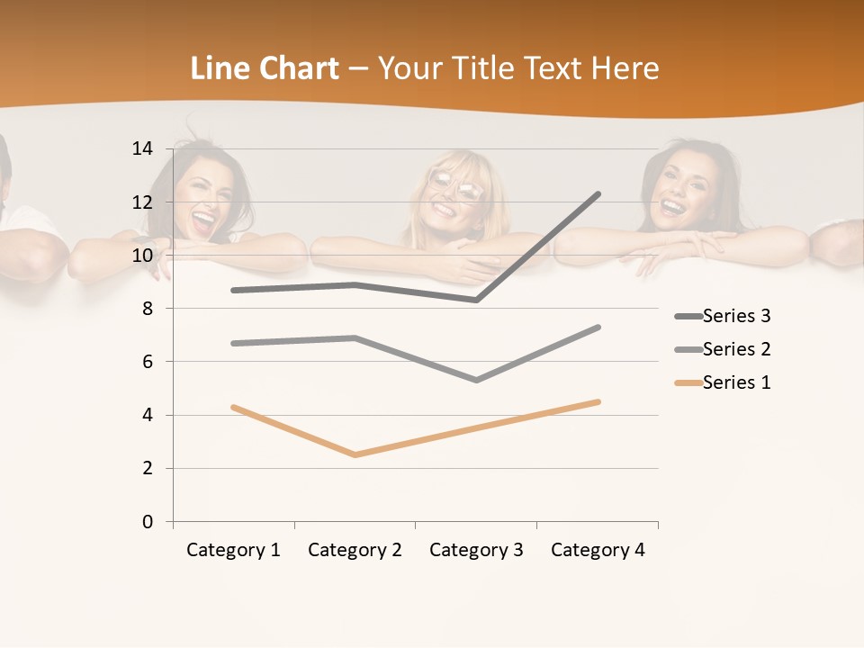 Arrow Smile Female PowerPoint Template