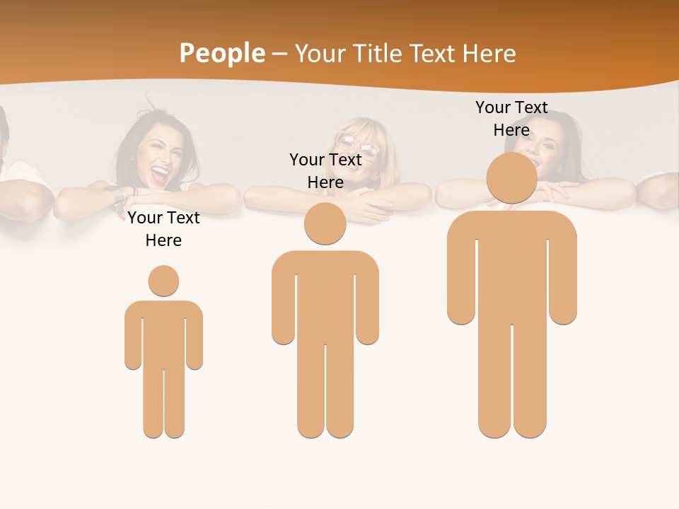 Arrow Smile Female PowerPoint Template