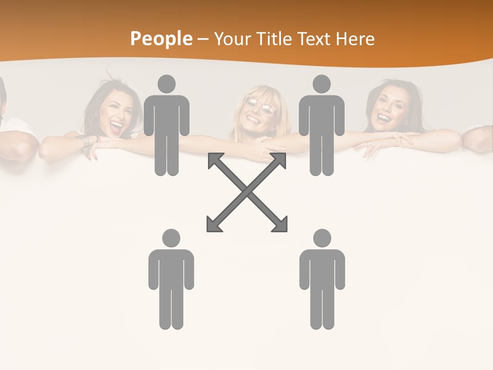 Arrow Smile Female PowerPoint Template